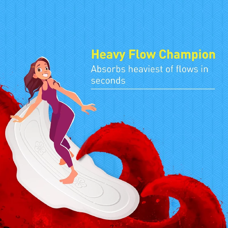 Paree Dry Feel Regular Sanitary Pads, 40 Pads-2.webp